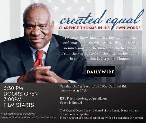 Clarence Thomas Event graphic